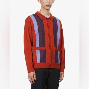 Obey Wool Grandpa Polo Cardigan